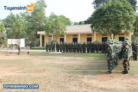 Thông tin tuyển sinh Trường Sĩ quan Phòng hóa mới nhất Toàn cảnh khuôn viên Trường Sĩ quan Phòng hóa uy nghiêm