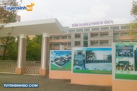 Toàn cảnh Trường Cao đẳng Sư phạm Bà Rịa - Vũng Tàu xanh mát