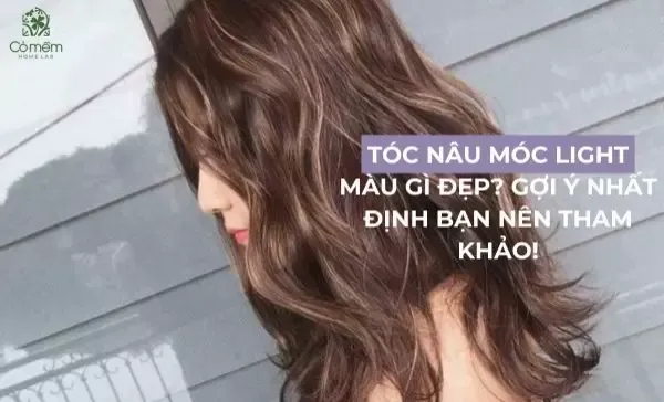 Toc vang moc light cac tong mau tu nhien va am ap